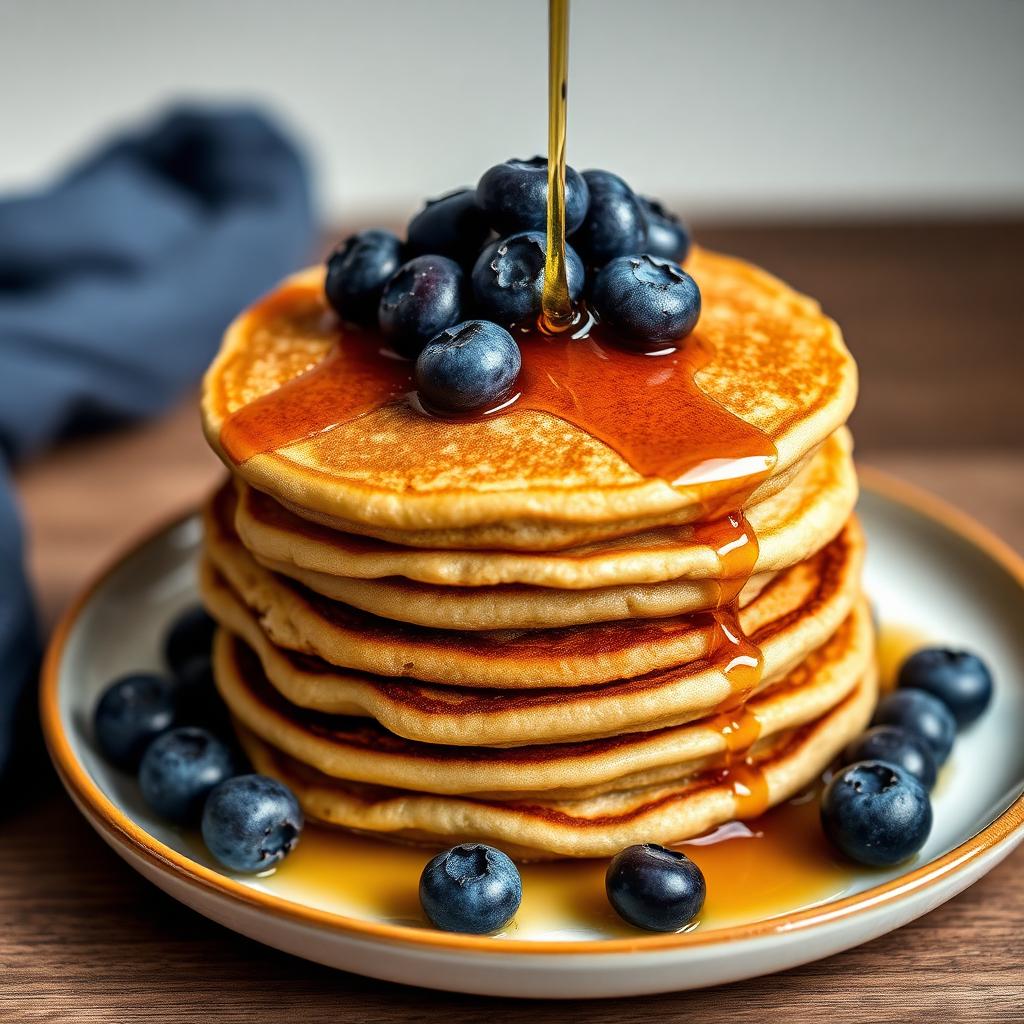Buckwheat Blueberry Pancakes