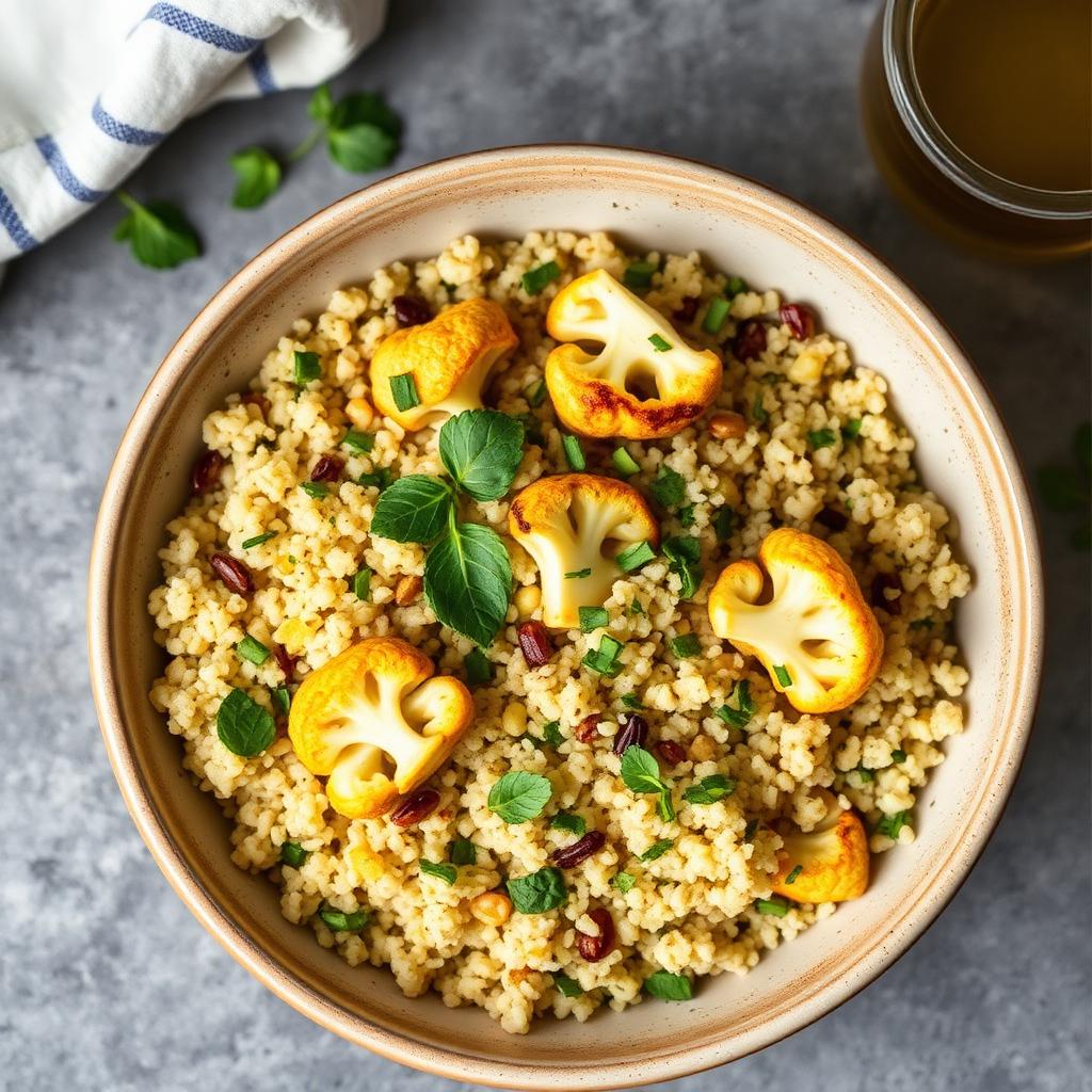 Quinoa & Roasted Cauliflower Bowl